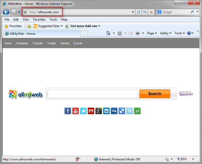 AllMyWeb.com-homepage-screenshot