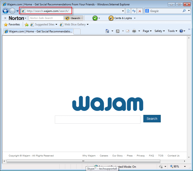 Search.Wajam.com-homepage-screenshot