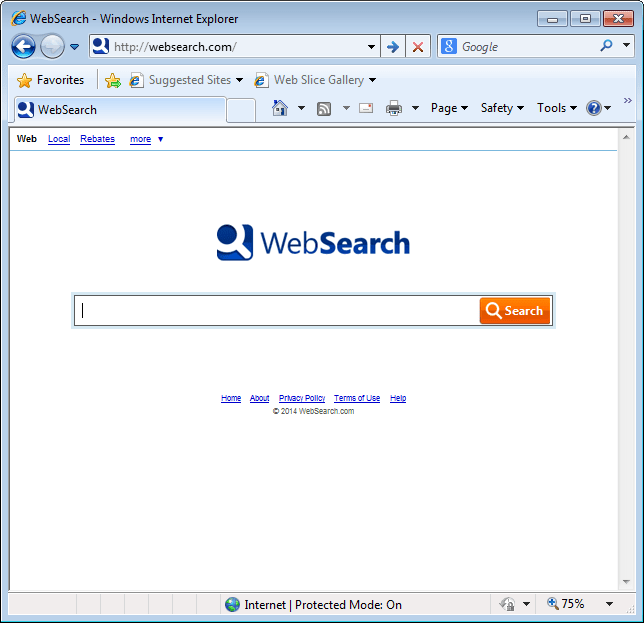 WebSearch.com-hompage-screenshot