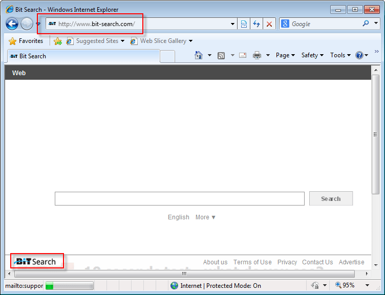 Bit-search.com Search Bar Screenshot1