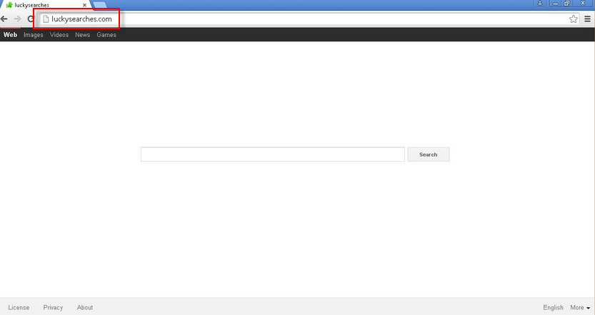 Luckysearch.com Search Bar Screenshot1