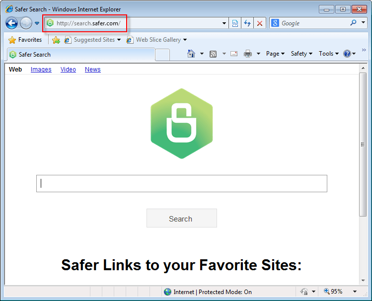 Search.safer.com Search Bar Screenshot1