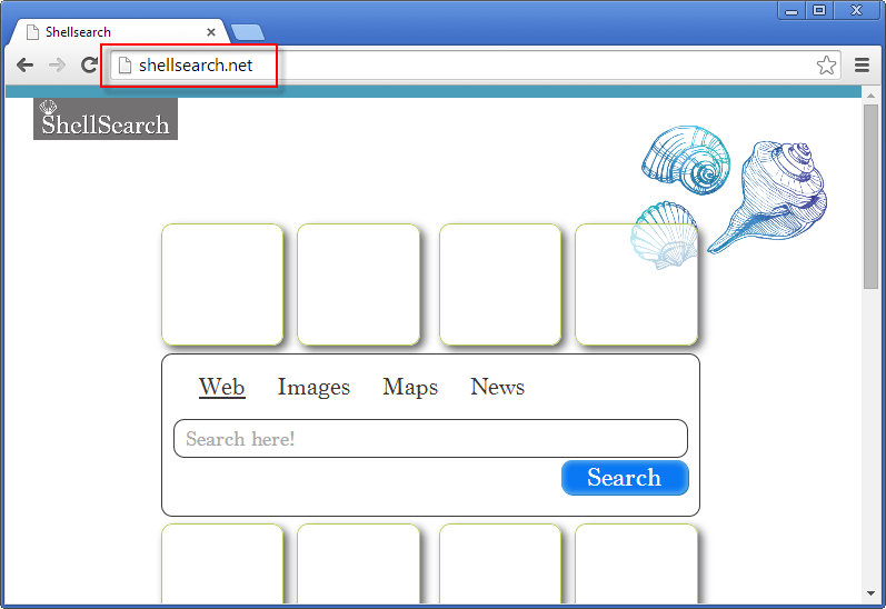 Shellsearch.net Search Bar Screenshot