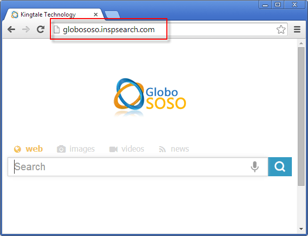 Globososo.inspsearch.com search bar Screenshot