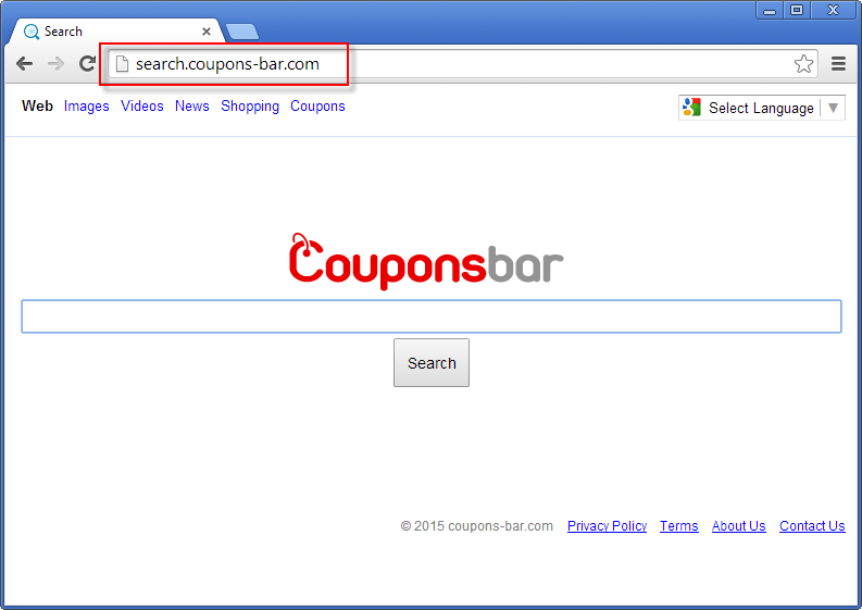 Search.coupons-bar.com Search Bar Guideline