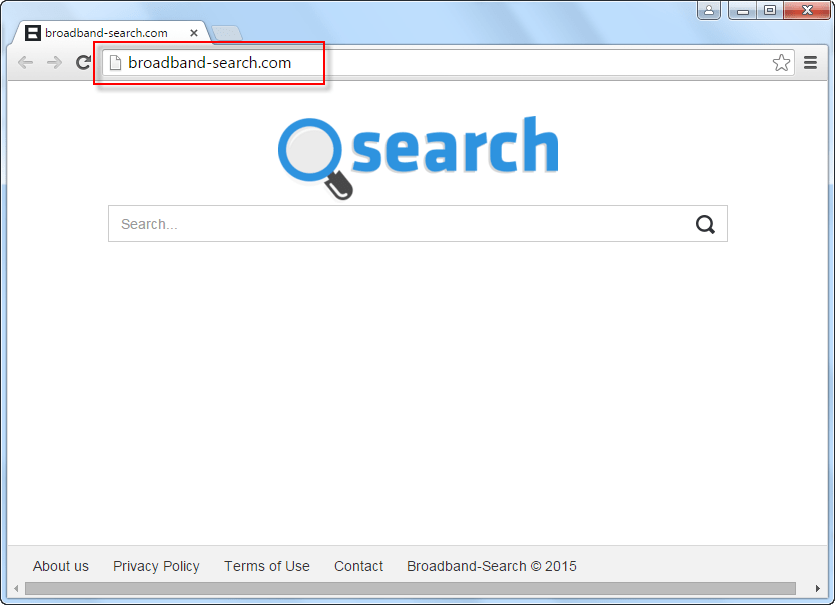 broadband-search.com Search Bar Screenshot