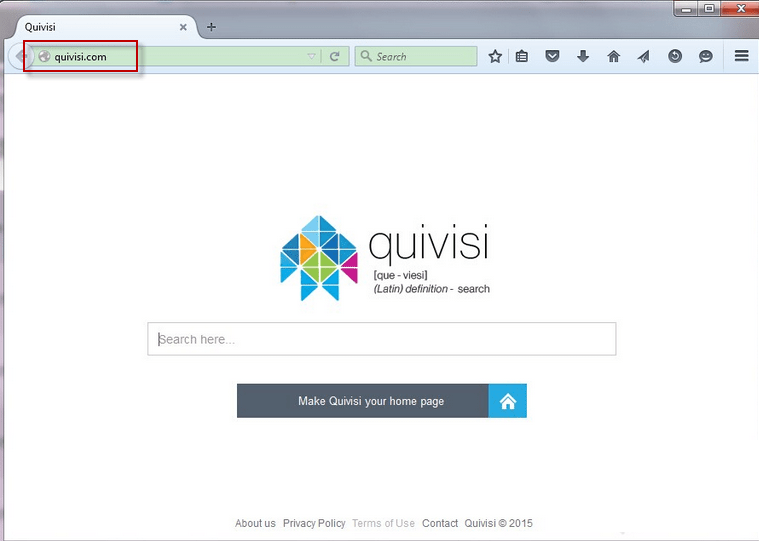 Quivisi.com Search Bar Screenshot