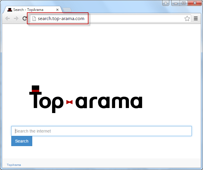 Search.top-arama.com Search Bar Screenshot
