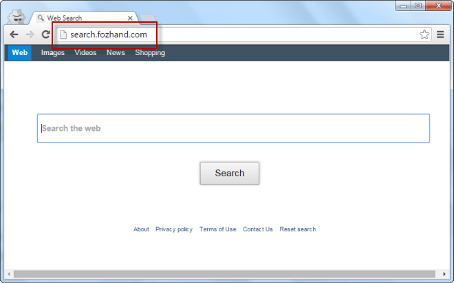 Remove Search.fozhand.com Removal Guideline