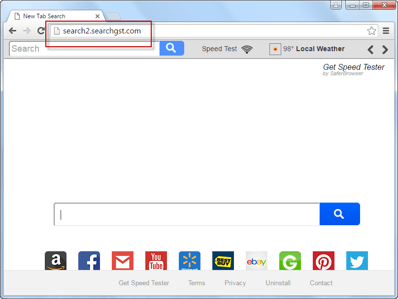 Search2.searchgst.com Search Bar Screenshot