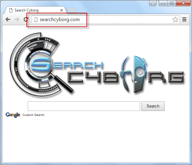 Searchcyborg.com Search Bar Screenshot
