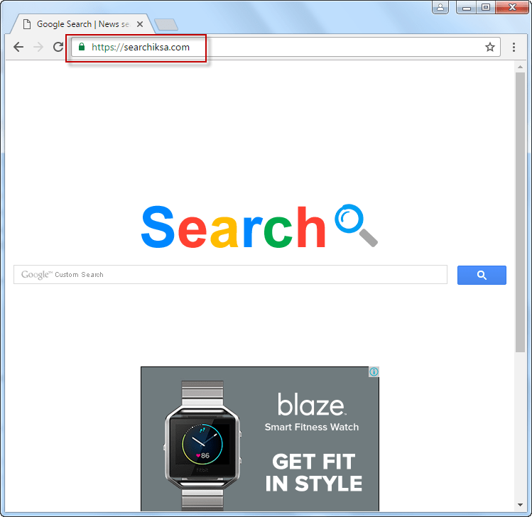 Searchiksa.com Search Bar Screenshot