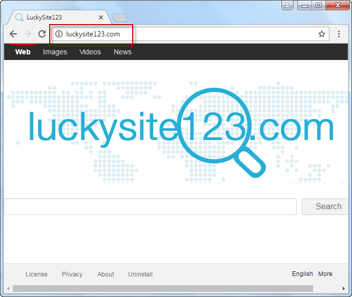 luckysite123-com-search-bar-screenshot