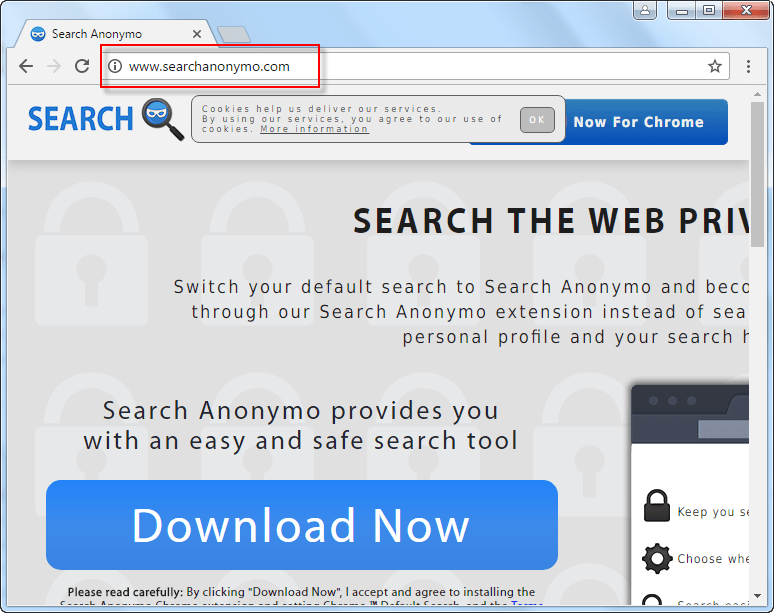Searchanonymo.com Search Page