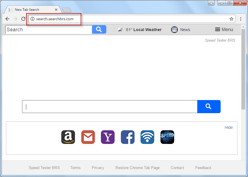 Search.searchbrs.com Search Bar