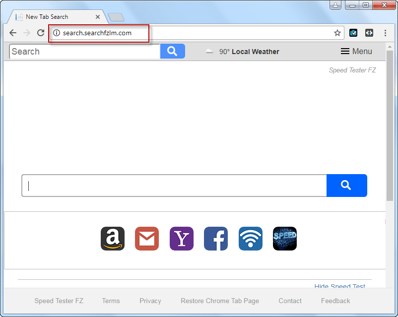 Search.searchfzlm.com Search Bar