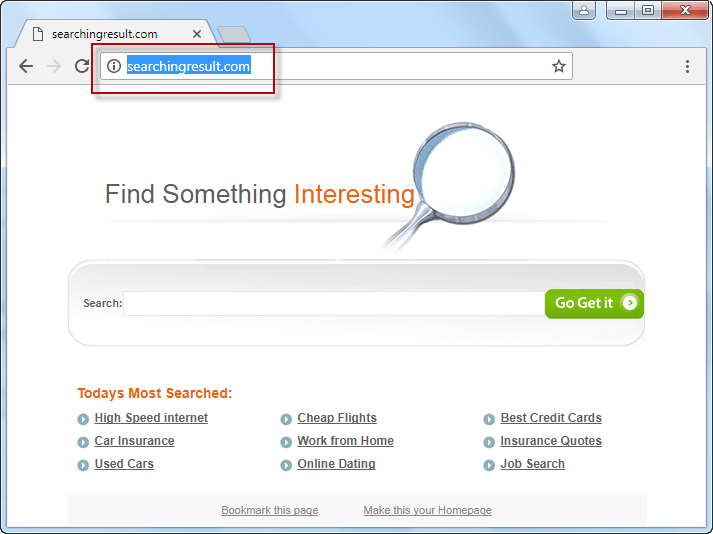 Searchingresult.com Screenshot