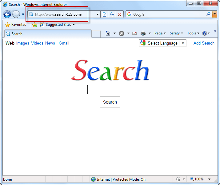 Search-123.com Search Page