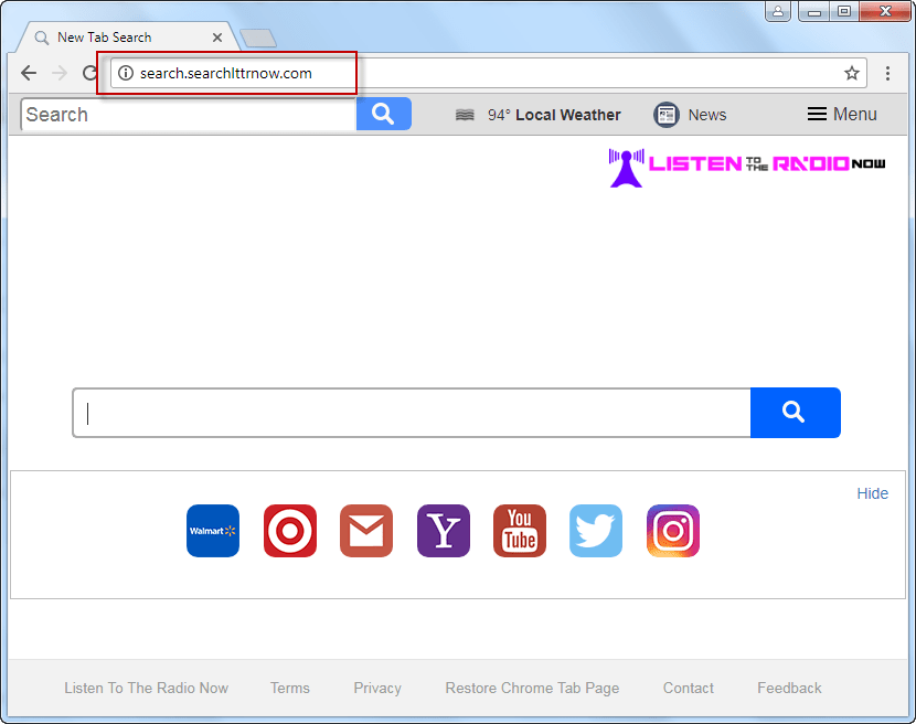 Search.searchlttrnow.com Search Bar