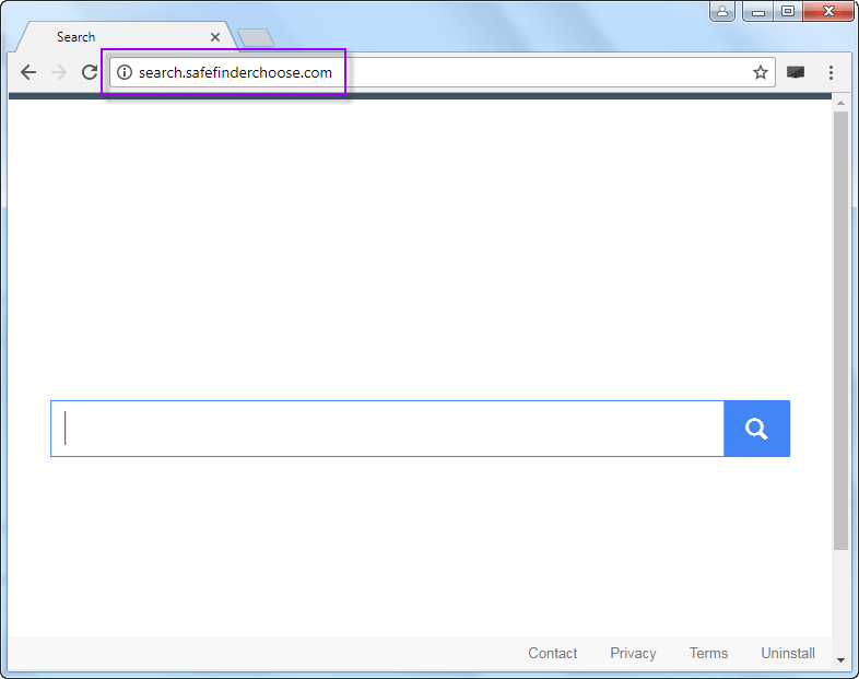 Search.safefinderchoose.com Search Bar