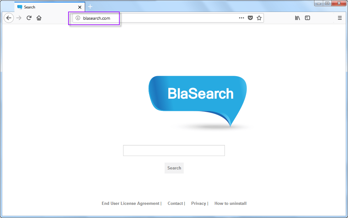 Blasearch.com Search Page