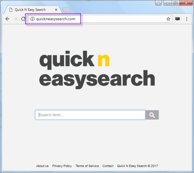 Quickneasysearch.com Search Page