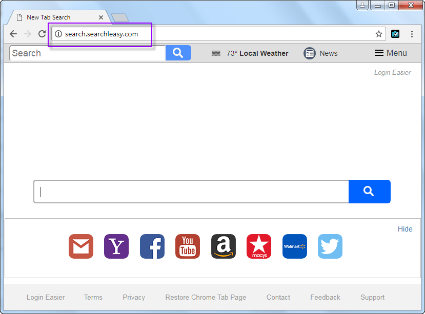 Search.searchleasy.com SEarch Bar