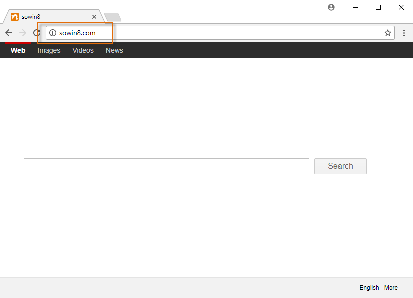Sowin8.com Search Bar