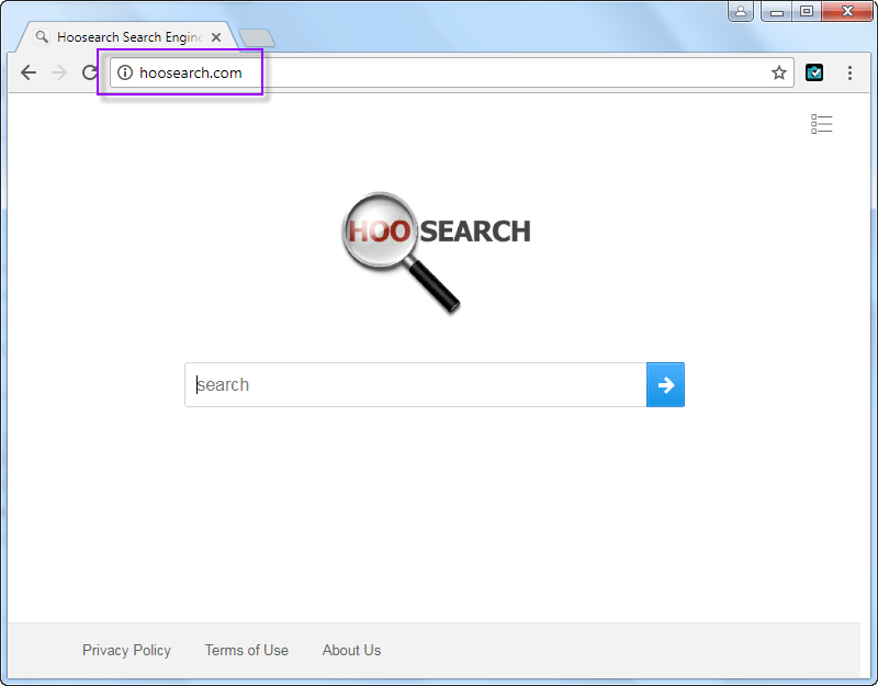 hoosearch.com search page
