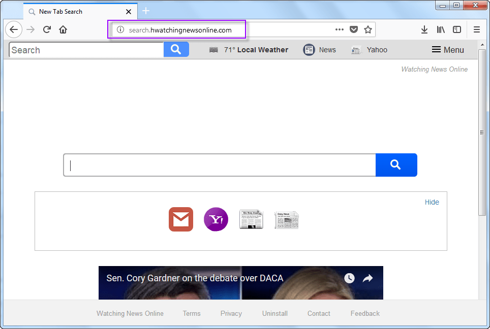 Search.hwatchingnewsonline.com search bar