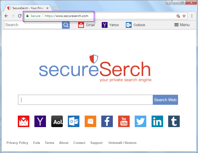 SecureSerch.com search bar