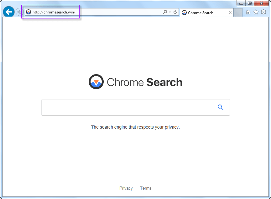 Remove Chromesearch.win homepage