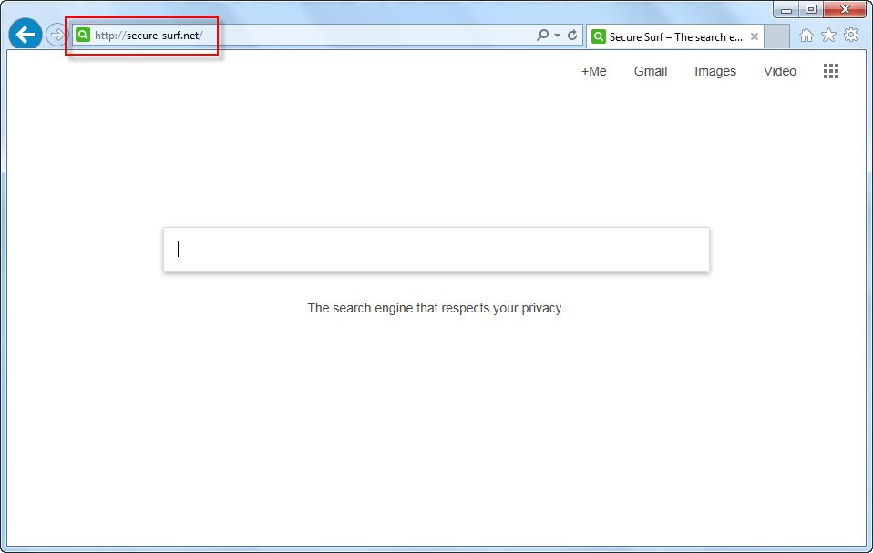 remove secure-surf.net search page