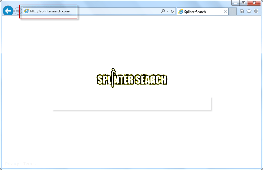 splintersearch.com how to remove