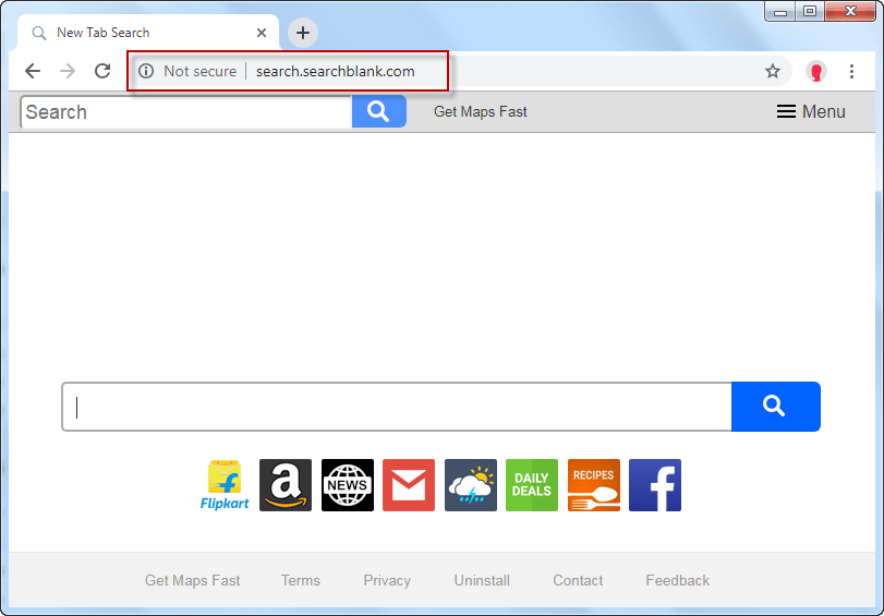 search.searchblank.com search bar