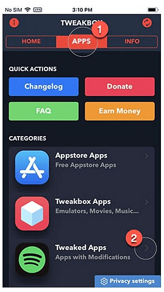 tweaked apps