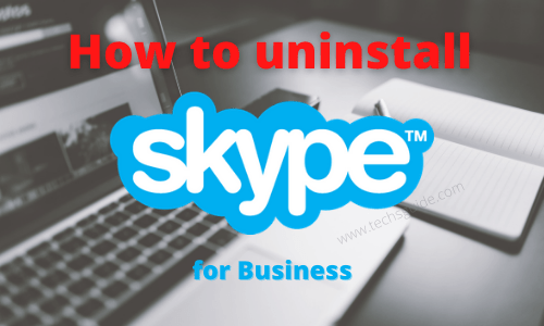How to uninstall skype business