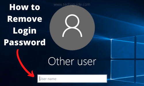 How to Remove Login Password