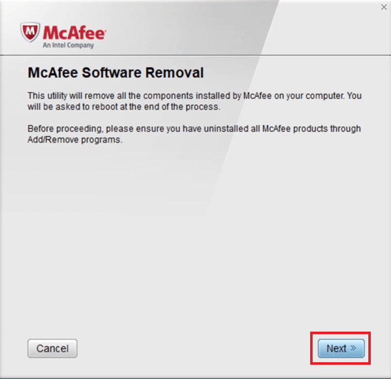 mcafee uninstall tool vista mcafee uninstall tool vista